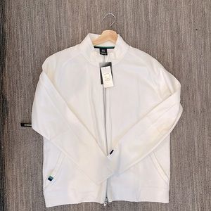 Nike white jacket and pants set